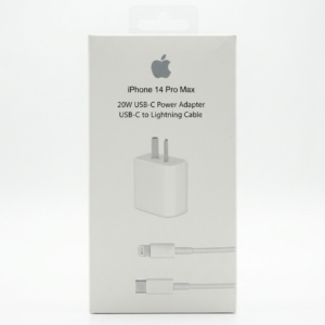 cargador carga rápida iphone 20w usb c power adapter + cable lightning