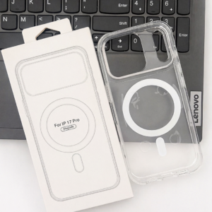 funda transparente magsafe camara cerrada